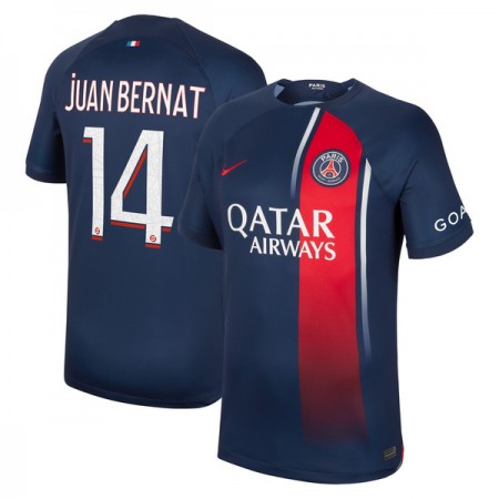 Maglia Paris Saint-Germain 2023-24 Juan Bernat 14 Prima Divisa Maglia Paris Saint-Germain 2023-24 Juan Bernat 14 Prima Divisa